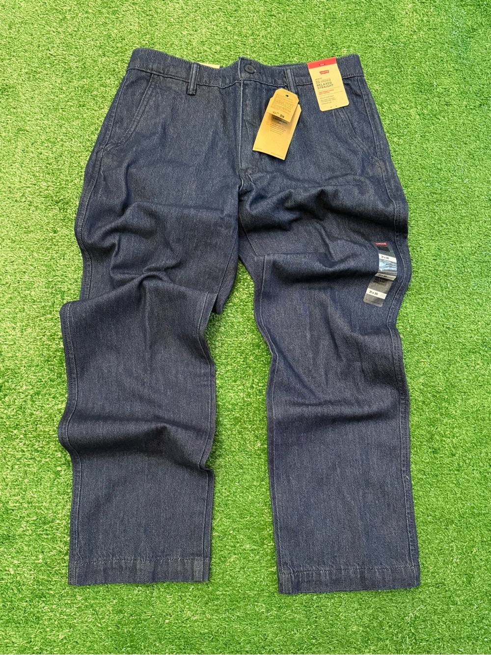 Levi’s XX Chino Relaxed Straight Lightweight Denim Jeans – 31x30 – Dark Indigo